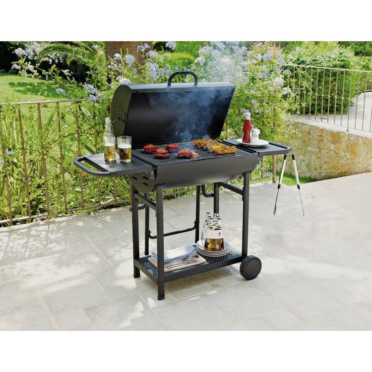 Lovo Drum Charcoal BBQ With Rotisserie 0