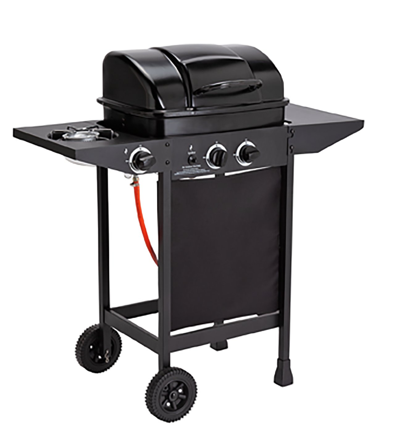 Argos Home 2 Burner with Side Burner Gas BBQ 