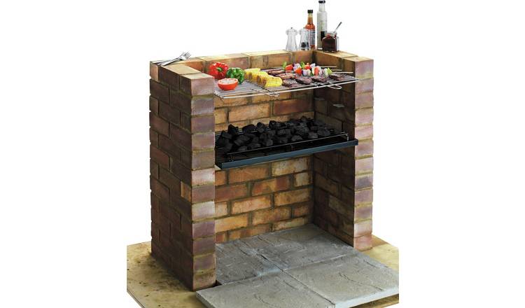 Argos Home Built In Charcoal BBQ