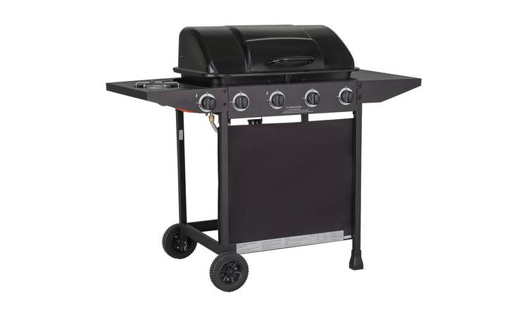 Buy Argos Home 4 Burner With Side Burner Gas BBQ, Barbecues