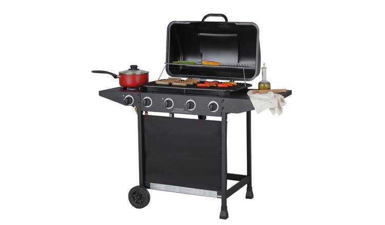 Buy Argos Home 4 Burner With Side Burner Gas BBQ Barbecues Argos