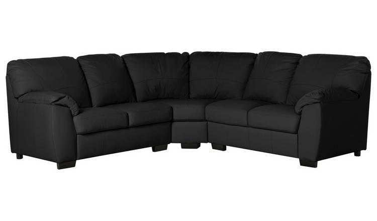 Argos milano deals leather sofa