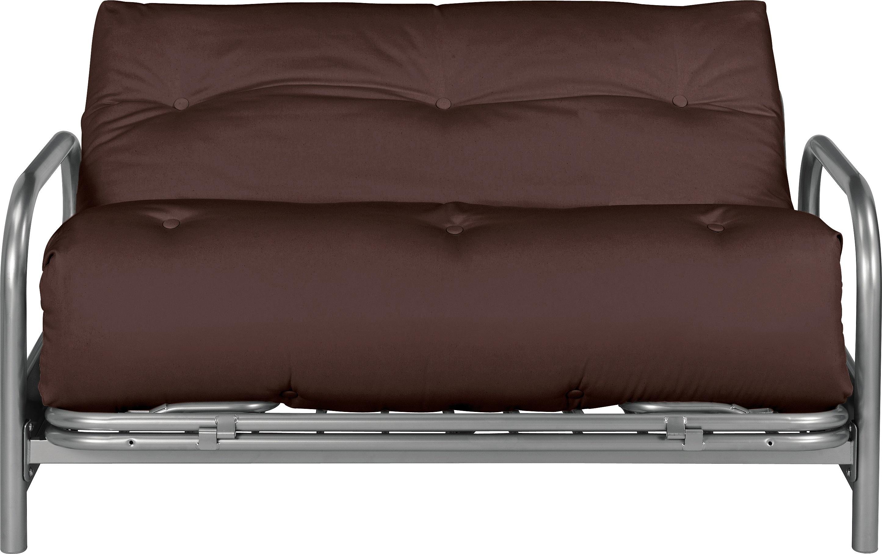 Argos Home Mexico 2 Seater Futon Sofa Bed - Chocolate