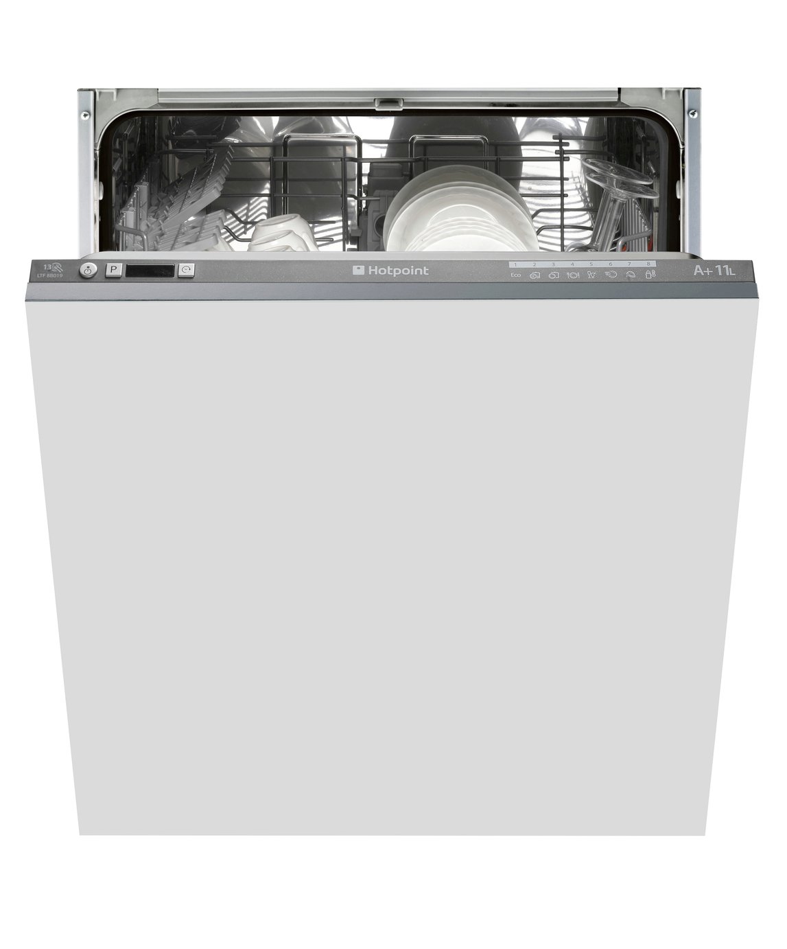 Hotpoint Aquarius LTF 8B019 C Built-in Dishwasher - Graphite