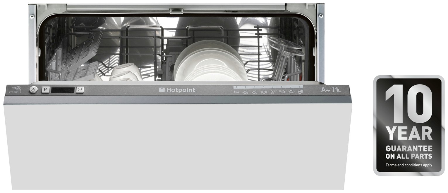 Hotpoint Aquarius LTF 8B019 C Builtin Dishwasher Graphite Reviews