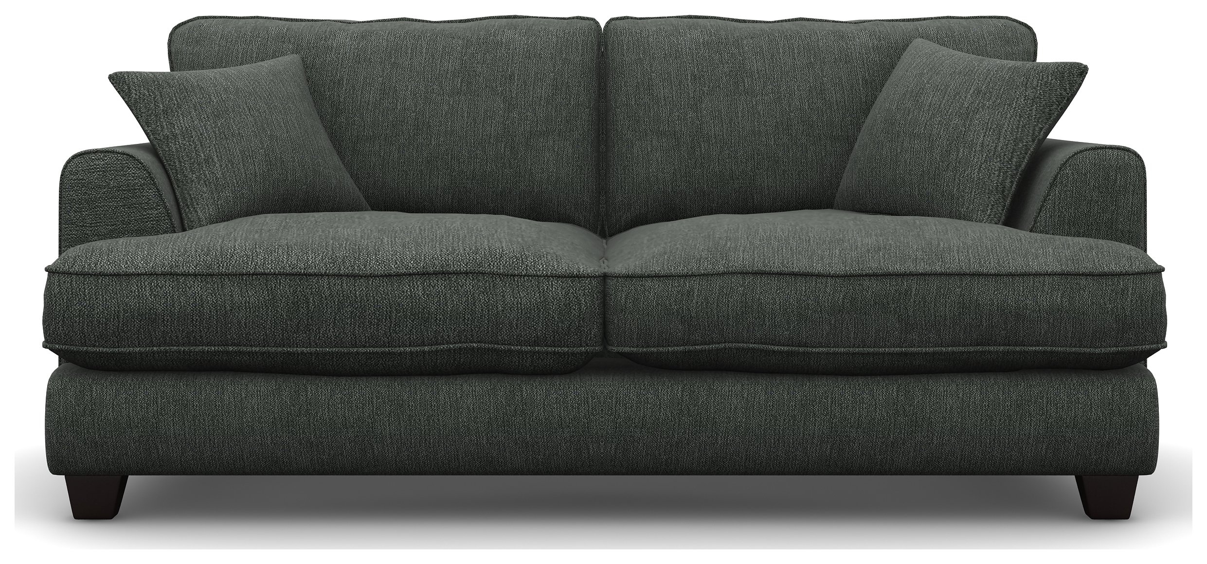 Argos Home Hampstead 3 Seater Fabric Sofa - Pewter