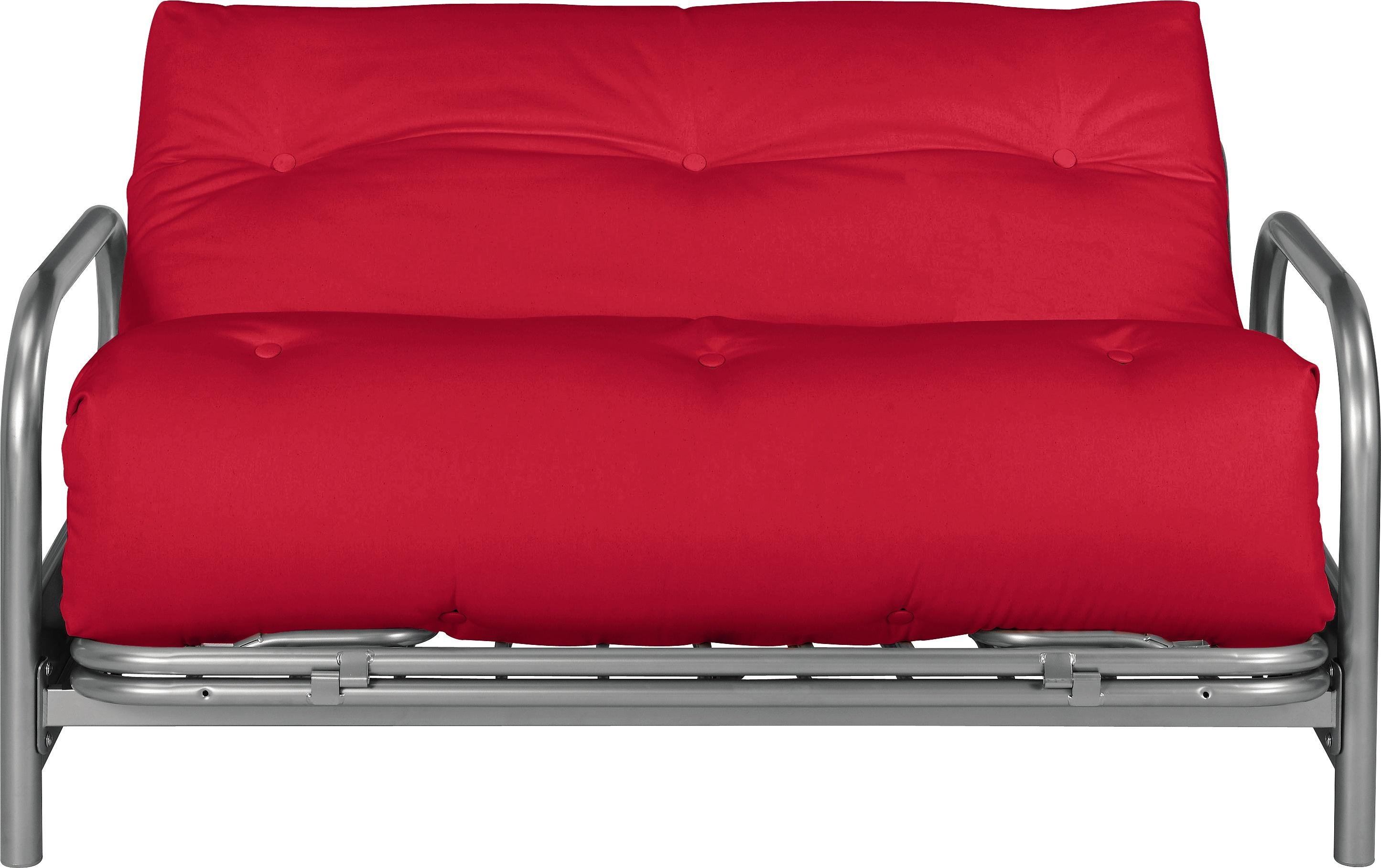 Argos Home Mexico 2 Seater Futon Sofa Bed - Red (3461172) | Argos Price