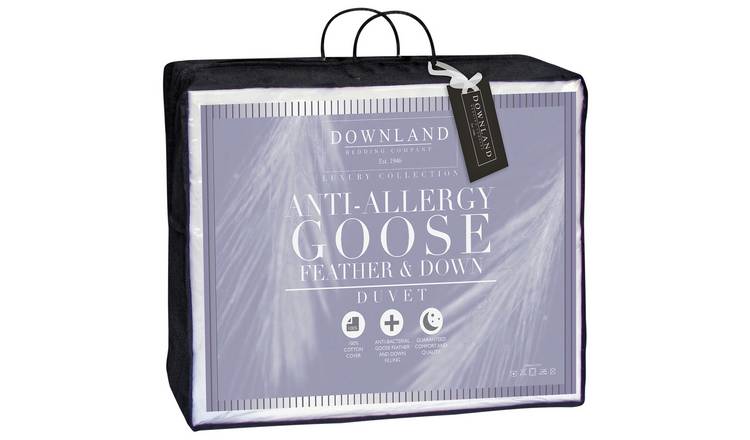 Buy Downland 13 5 Tog Goose Feather And Down Duvet Single