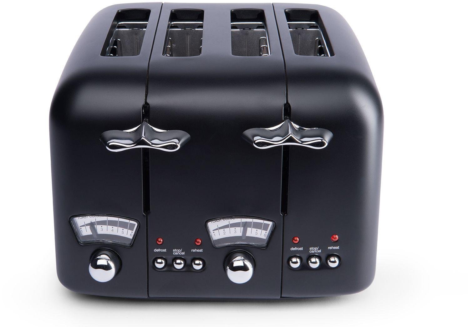 De'Longhi Argento 4 Slice Toaster - Black