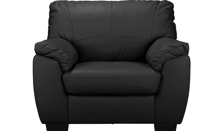 Buy Argos Home Milano Leather Chair and 2 Seater Sofa ...