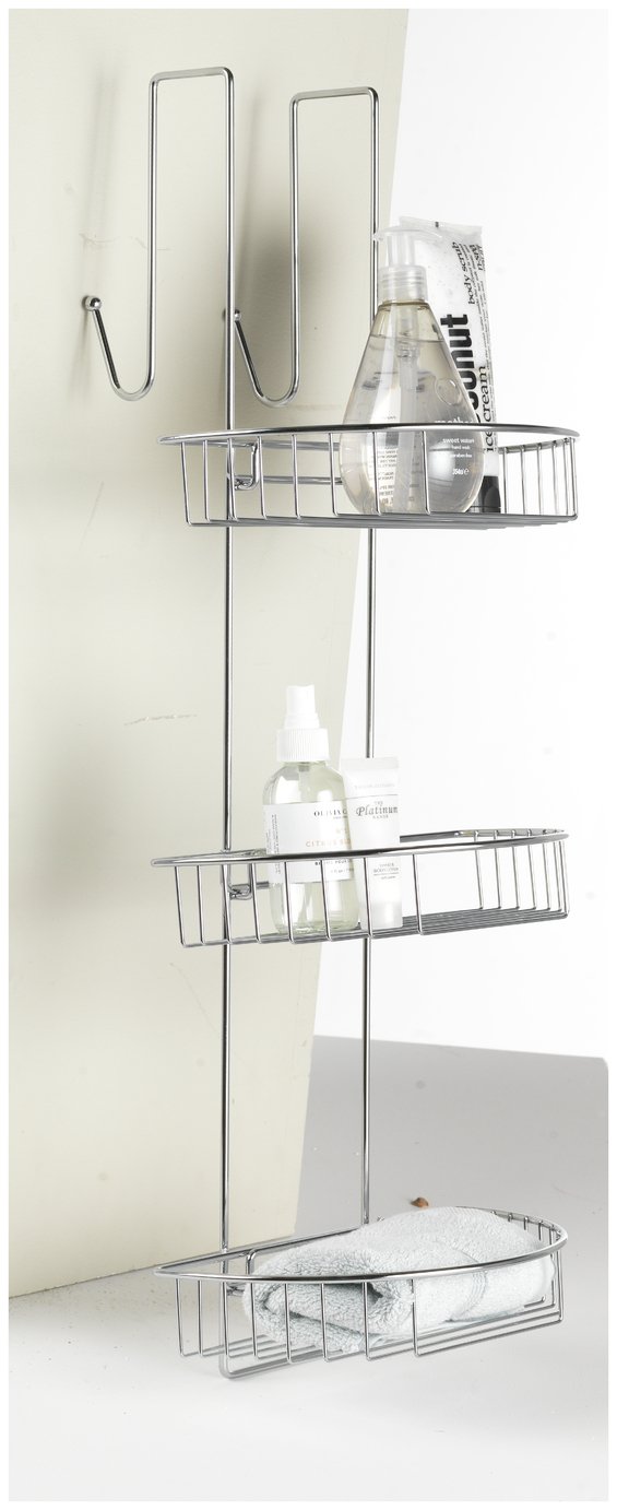 Argos Home 3 Tier Extra Large Chrome Shower Caddy Review