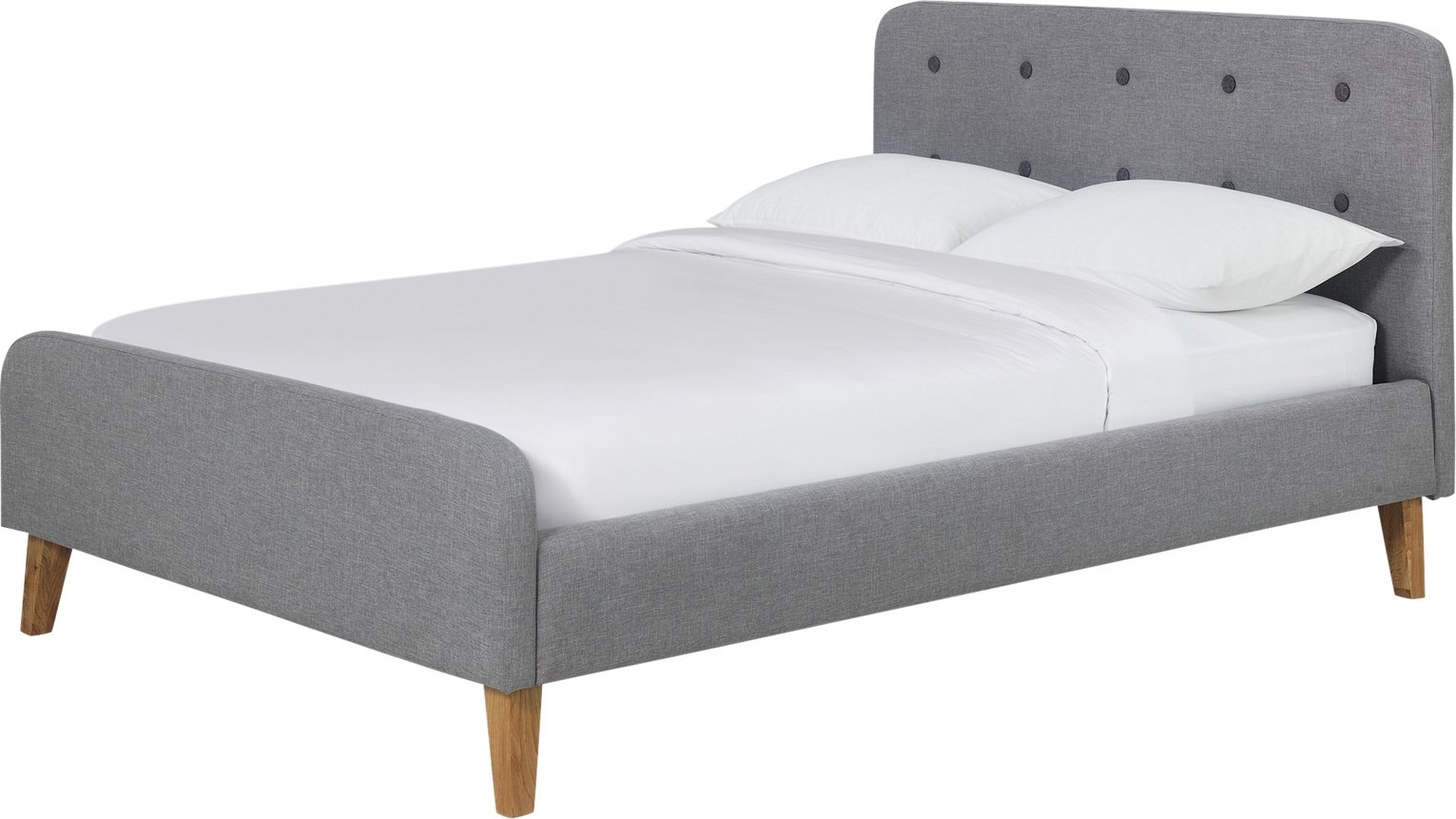 Argos Home Ashby Kingsize Bed Frame - Grey