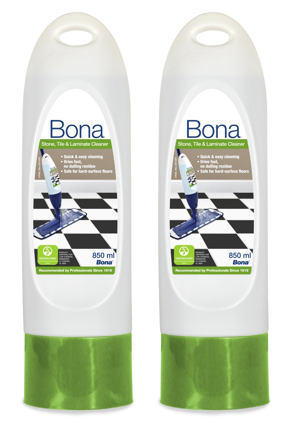 Bona Stone, Tile and Laminate 2 x 850ml Cleaner Cartridges 