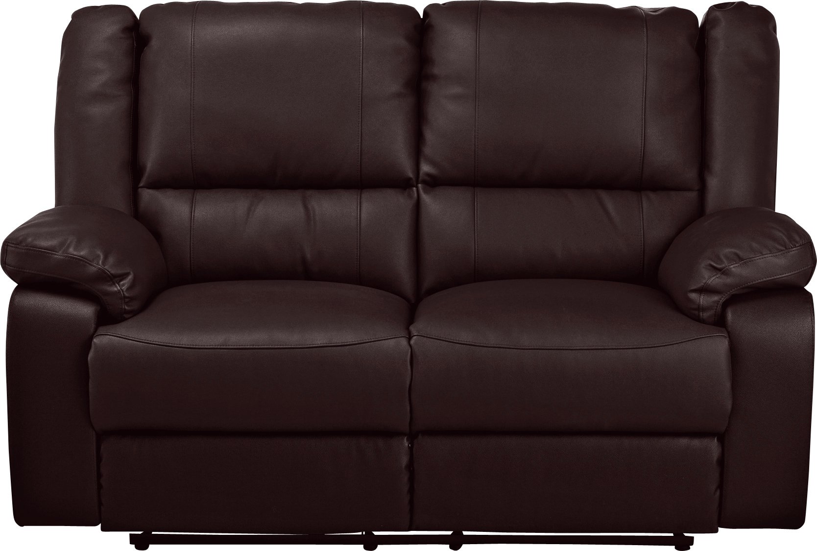Argos Home Bruno 2 Seater Leather Effect Manual Recliner Sofa Reviews