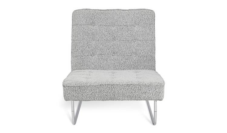 Habitat 60 Duomo Boucle Tubular Chair - Grey