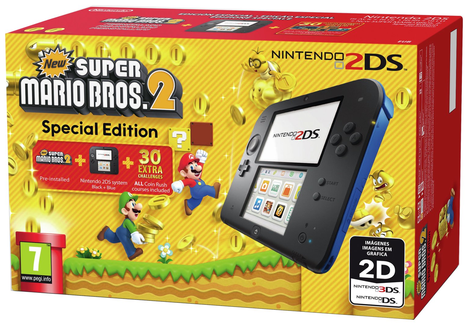 Nintendo 2DS Console with Super Mario Bros 2 Game Bundle Review