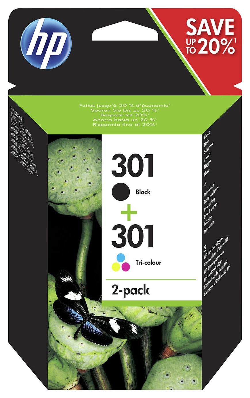 HP 301 Original Ink Cartridges - Black & Colour