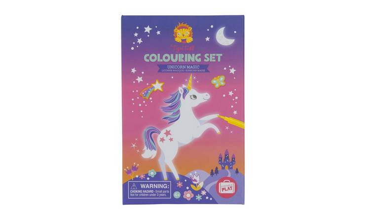 Tiger Tribe Colouring Set Unicorn Magic - 3 Years +