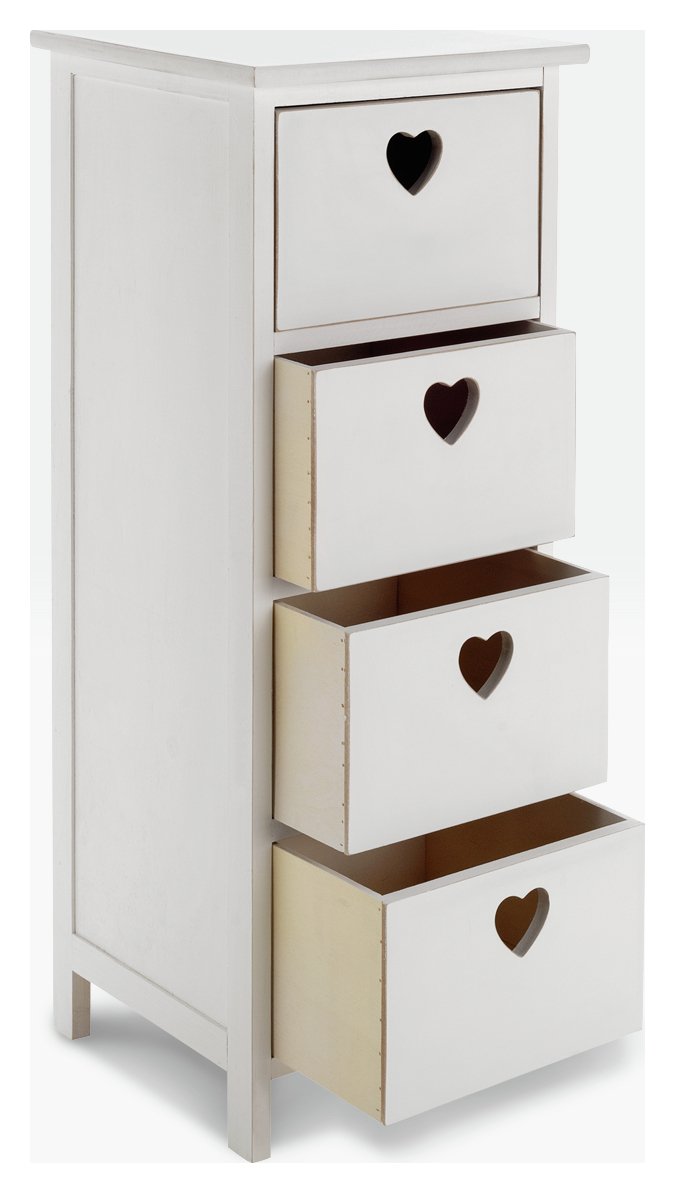 Argos Home Edie 4 Drawer Storage Unit – White