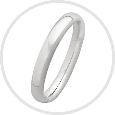 Revere Sterling Silver Wedding Band - J.