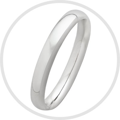 Revere Sterling Silver Wedding Band - J.