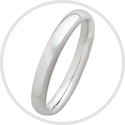 Revere Sterling Silver Wedding Band - J.