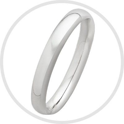 Revere Sterling Silver Wedding Band - J.