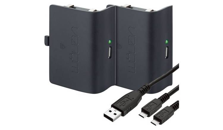 Venom Twin Rechargeable Battery Packs Xbox One - Black