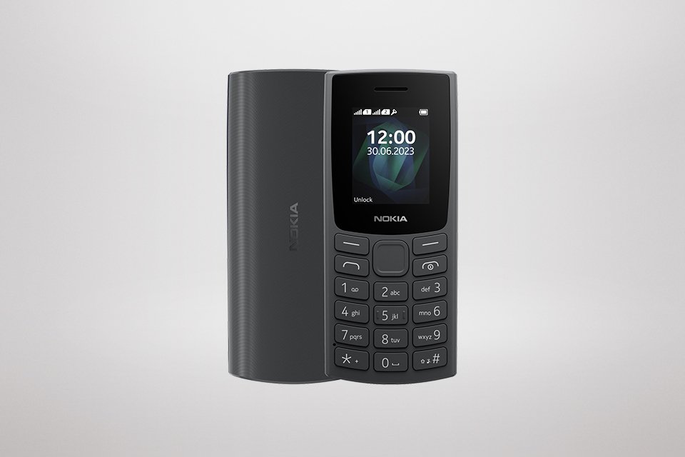 SIM Free Nokia 105 Mobile Phone - Charcoal.