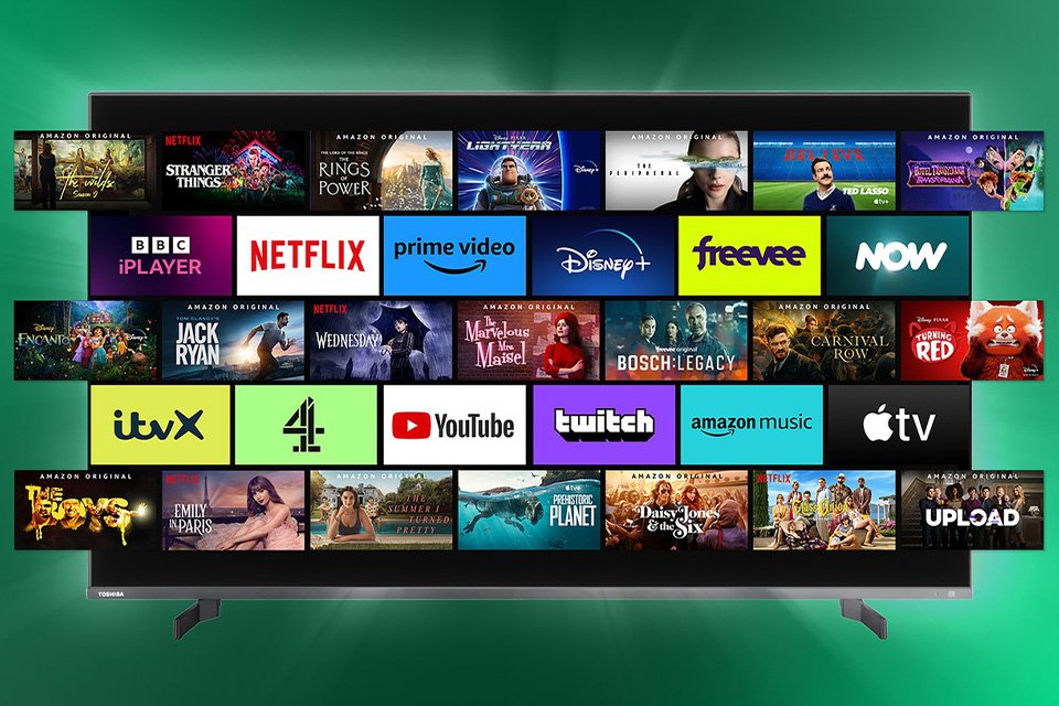 Toshiba 70 Inch 70QF5D53DB Smart 4K UHD HDR QLED Fire TV with Freeview.