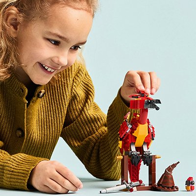 LEGO® Harry Potter Fawkes: Dumbledore's Phoenix Toy Set 76448.