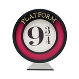 Warner Brothers Harry Potter Platform 9 3/4 Desk Lamp -White.