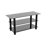 AVF Glass up to 50 Inch TV Stand - Black.