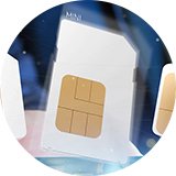 Sim cards.