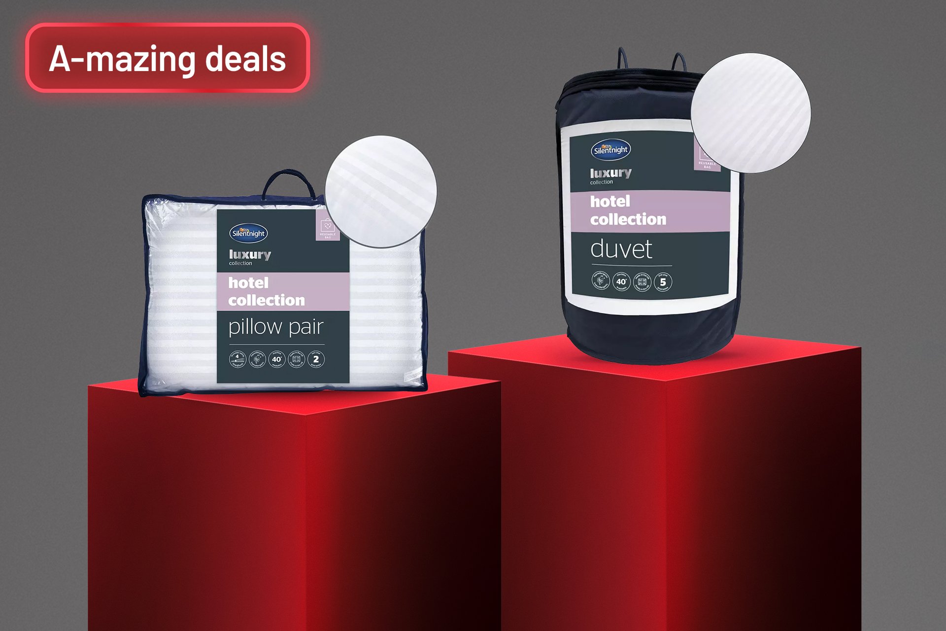 A-mazing deals. Save up to 50% on selected Silentnight hotel.