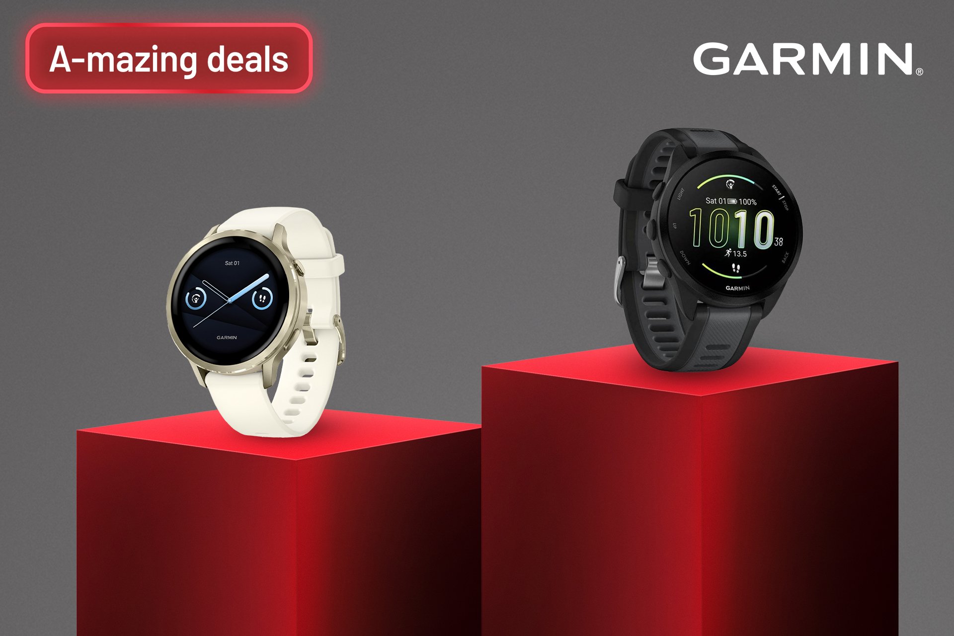 A-mazing deals. Explore all offers on selected Garmin smart watches.