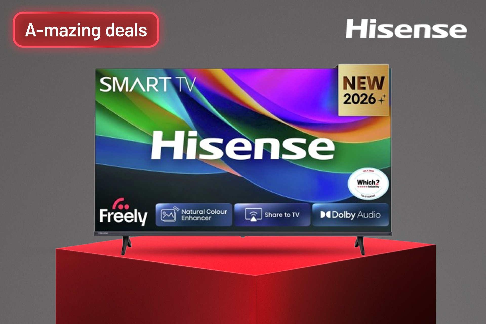 A-mazing deals. Explore all Hisense TV offers.