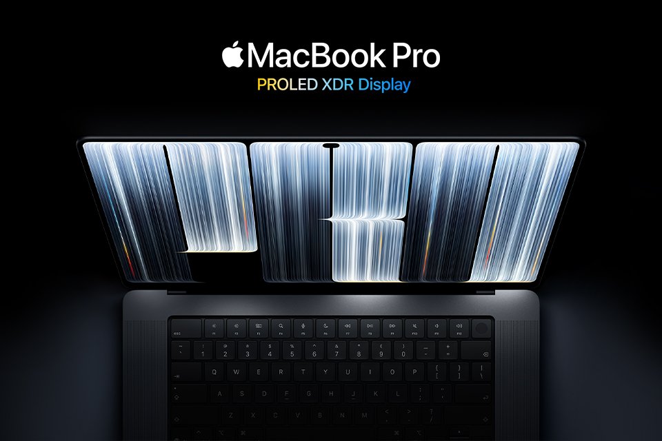 Apple. MacBook Pro. PROLED XDR Display.
