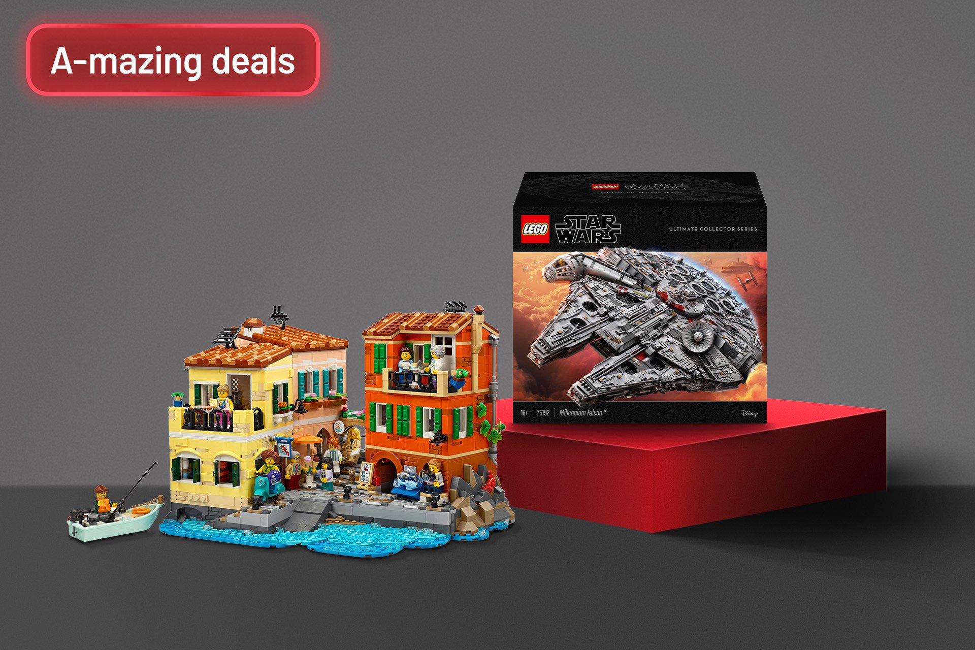 A-mazing deals. Save up to 1/3 across selected LEGO® sets. Explore savings on selected sets from Star Wars to Disney and more!