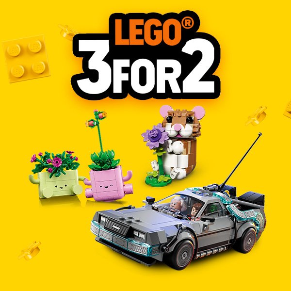 3 for 2 on selected LEGO®. Save when you mix and match across sets!