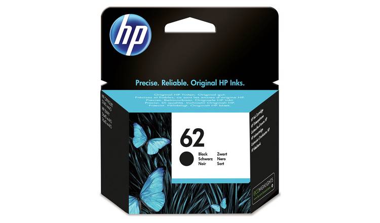 HP 62 Black Original Ink Cartridge & Instant Ink Compatible