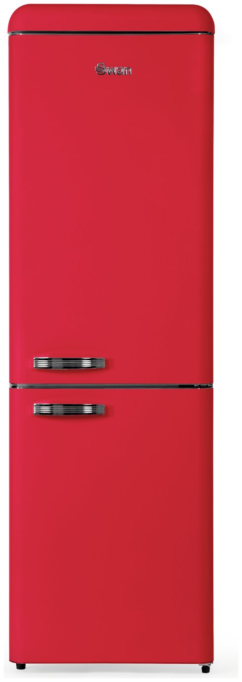 Swan SR11020RN Retro Tall Fridge Freezer - Red