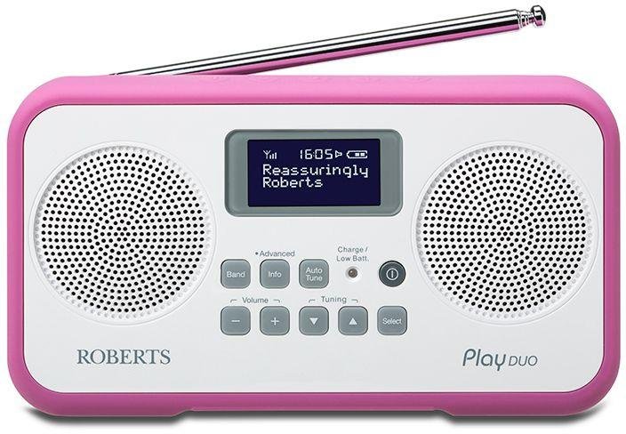 Roberts Radio Play Duo Digital Radio - Purple
