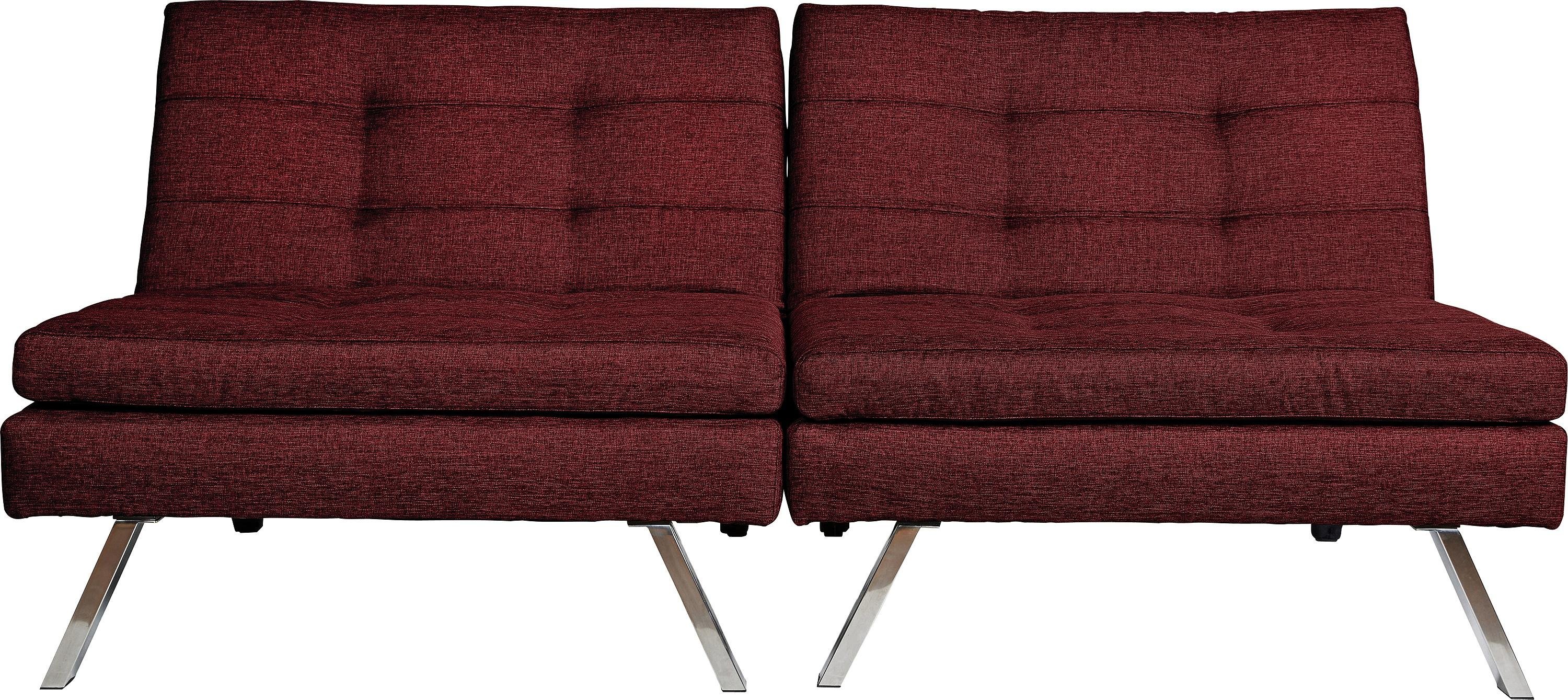 Home - Duo - 2 Seater Fabric Clic Clac - Sofa Bed