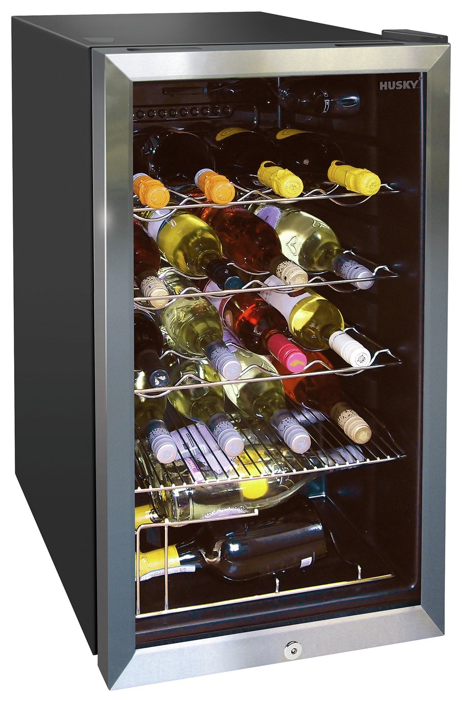 Husky HUSHM39HN Under Counter Wine Cooler Black Reviews