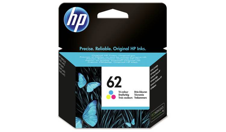 HP 62 Colour Original Ink Cartridge & Instant Ink Compatible