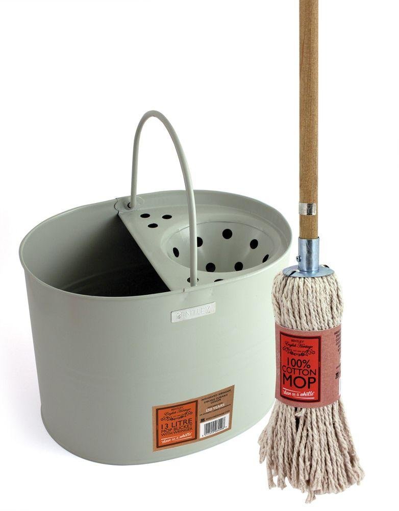 Heritage Cotton Mop and Bucket Set