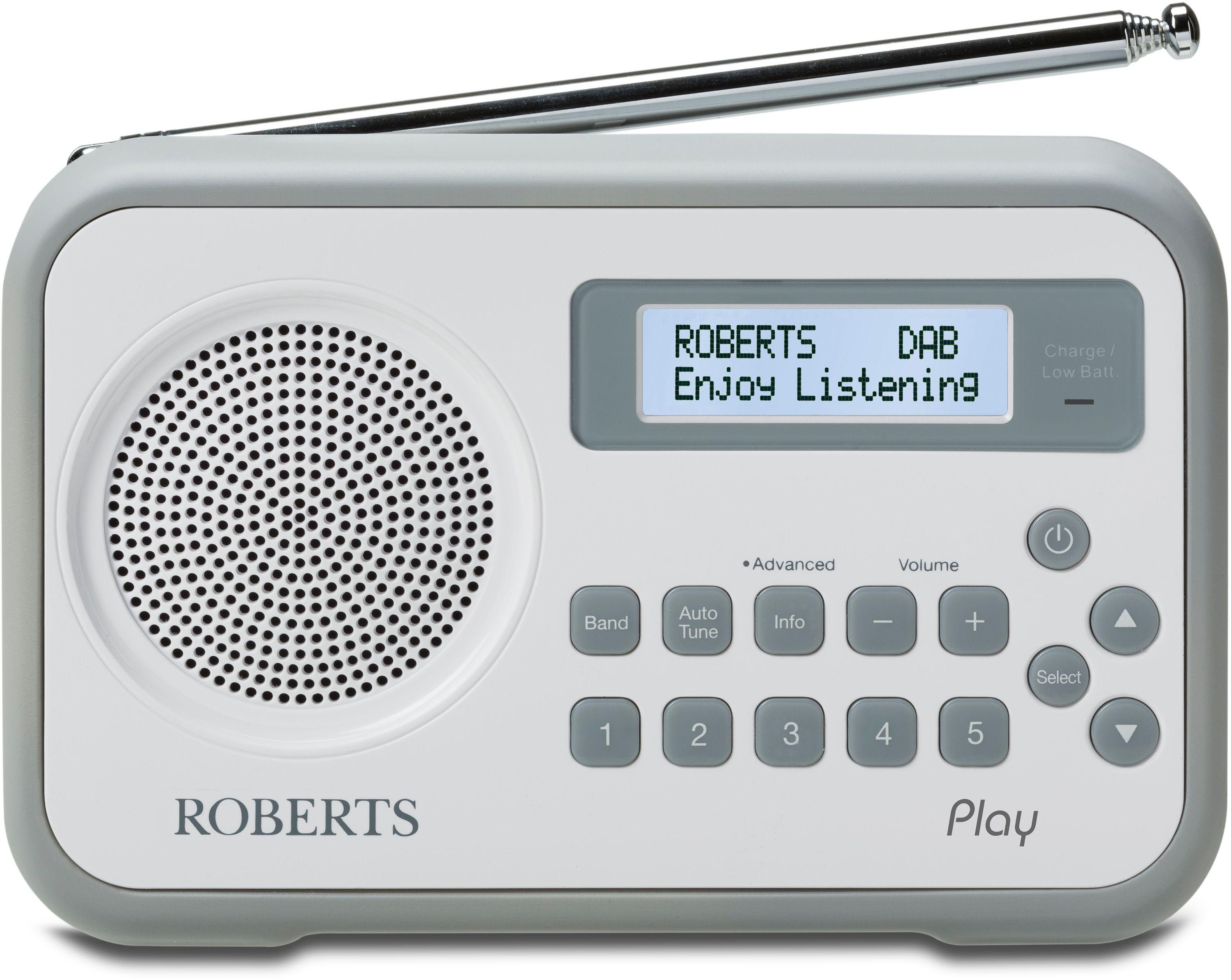 Roberts Radio Play Digital Radio - Grey