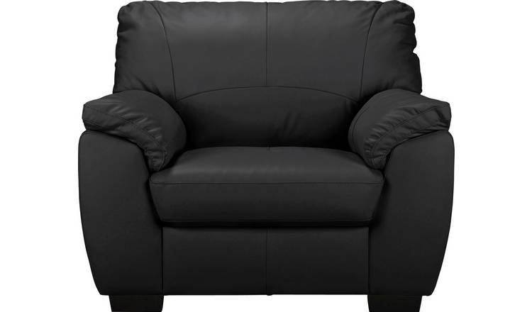 Argos faux leather online chair