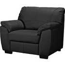 Leather deals armchairs argos